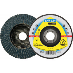 SMT 624 abrasive mop discs, 4-1/2 x 7/8 Inch grain 40 convex