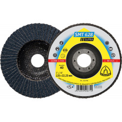 SMT 628 abrasive mop discs, 4-1/2 x 7/8 Inch grain 60 flat
