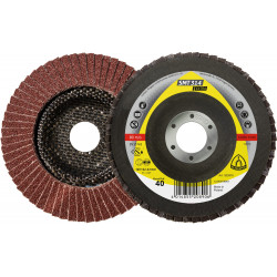 SMT 314 abrasive mop discs, 5 x 7/8 Inch grain 40 convex