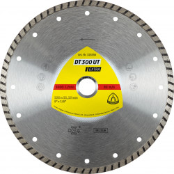 DT 300 UT diamond cutting blades, 4 x 5/64 x 7/8 Inch 5/64 x 1/4 Inch, closed rim turbo Reduction ring 5/8