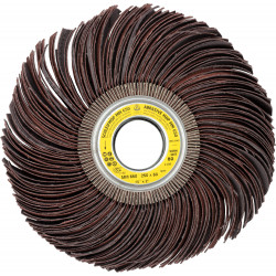 MM 650 abrasive mop wheels LS 309 JF, 10 x 2 x 1-11/16 Inch grain 100