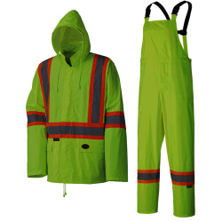Yellow/Green Lightweight Waterproof Suit - M - *PIONEER