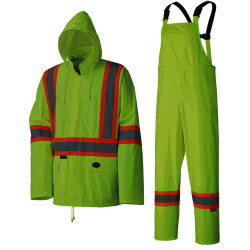 Yellow/Green Lightweight Waterproof Suit - S - *PIONEER