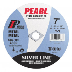 7 x 1/8 x 5/8 5/8 Silver Line™ AO Small Diameter Cut-Off Wheels, A30R, 25/Box
