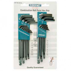 SAE & Metric Hex Key Set -22 Pieces