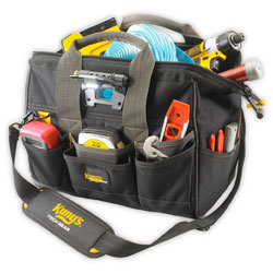 Lighted Tool Bag - 29 Pocket - 14" - Poly Fabric / L230