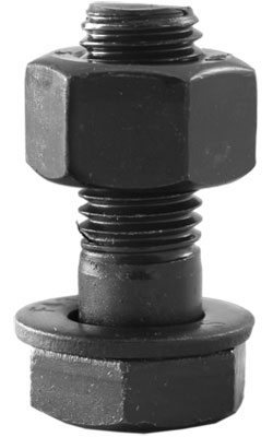 Structural Bolt 5/8" UNC - w/A563 DH Nut / Plain A325