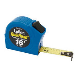 3/4" x 16' - Quikread Power Return Tape Measure