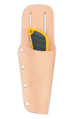 Utility Knife & Plier Holder - 1 Pocket - Top Grain Leather / PL21