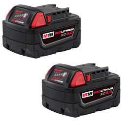 M18™ REDLITHIUM™ XC (2) 5.0Ah Extended Capacity Battery Pack