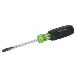 Square Shank 1/4" x 4" Flat Blade Screwdriver