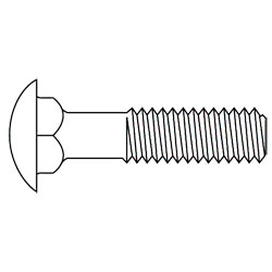 Carriage Bolt 5/16" Diameter - 18.8 Stainless Steel