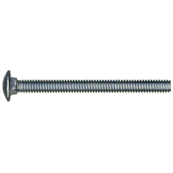 Carriage Bolt 1/4" Diameter - Grade 2 / Zinc