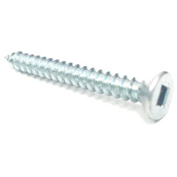 Flat Head #5 Robertson Wood Screws / Zinc (PKG)