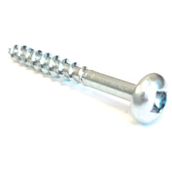 Round Head #8 Robertson Wood Screws / Zinc (BULK)