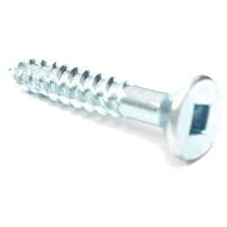 Flat Head #10 Robertson Wood Screws / Zinc (BULK)