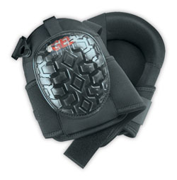 Kneepads - Black - Gel - Ballistic Poly Fabric / KP340