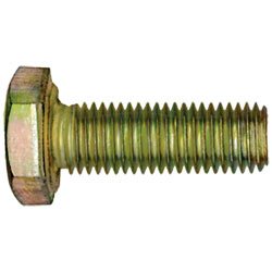 Hex Head Cap Screw 3/8" UNF - Grade 8 / Yellow Zinc