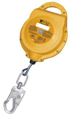 Self-Retracting Lifeline - Composite Plastic - Yellow - Z7 / TR Series *TITAN