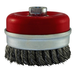 4 x 5/8-11 NC Knot Banded Cup Brush - *JET