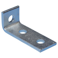 1-2 Hole Corner Short Angle Bracket - 4 1/8" - Steel / L200000EG *ELECTROGALVANIZED