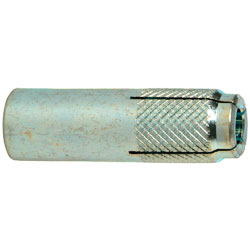 Coil Threaded Drop-in Anchor - Knurled - Zinc Plated / CTD