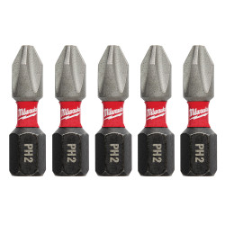 SHOCKWAVE™ Impact Phillips #2 Insert Bits 5PK