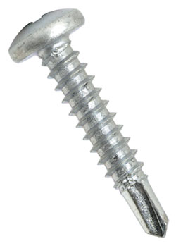 Pan Head 10-16 Robertson Self-Drilling TEK Screws / RUSPRO® Coated Metal (BULK)