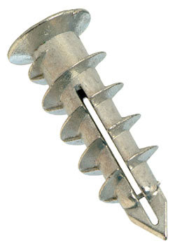 TWISTER™ Drywall Anchor - Zamac 5 Alloy / JET (100 PKG) 