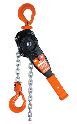 5' Lift - Super Heavy Duty Mini-Mite II Lever Chain Hoist - 1-1/2 tons 