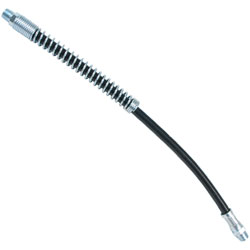 Grease Gun Hose w/ Safety Spring - 12" 