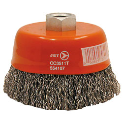 4" - Cup Brush - 0.020" Crimped Wire