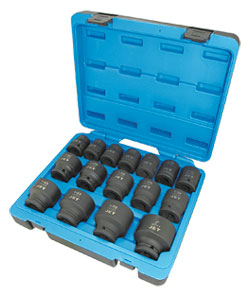 Impact Socket Set - 3/4" - 6 Point / 610403 *16 Pc