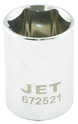 Socket - Regular 6 Point - 1/2" Drive - Metric / 6725