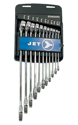 11 Piece Long Fully Polished Combo Wrench Set / 700132