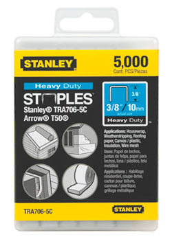 3/8" - Heavy Duty Staples / TRA706-5C