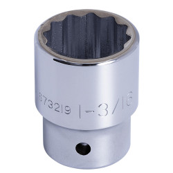 3/4" DR x 1-3/16" Regular Chrome Socket - 12 Point - *JET