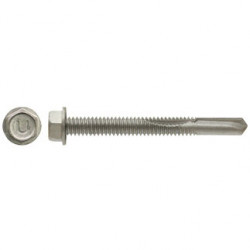 #12-24 x 7/8" Hex Head, No Washer, RustPro Tek 4 Screw