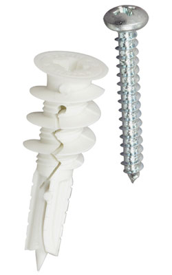 Drywall Anchor - #6 - Plastic / 64 Series *MINI TWIST-N-LOCK