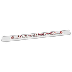 Carpenter Pencil - BCF Logo - White / BCFLABEL