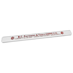 Carpenter Pencil - BCF Logo - White / BCFLABEL