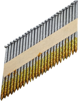 Paper Strip Nails - 33° - Spiral Shank / Exterior Galvanized Steel