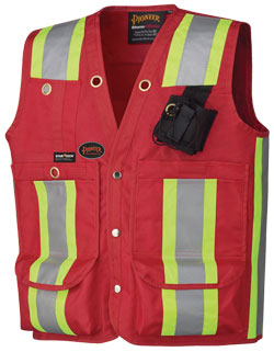 Surveyor's / Supervisor's Vest - Unlined - Oxford Polyester / 695 Series