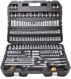Mechanics Tool Set - 1/4", 3/8" & 1/2" - Chrome / DWMT75049 (192 PC)