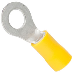 Ring Terminal - 12-1/4 - Yellow / 10-107