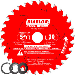 5 3/8" x 30T Ferrous Metal Cutting Saw Blade