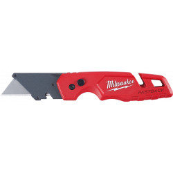 Utility Knife - Folding - Metal / 48-22-1501G *FASTBACK™