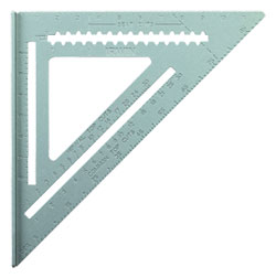 Aluminum Rafter Squares - 12"