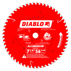 7-1/4" x 56 Tooth Non Ferrous Metal Saw Blade