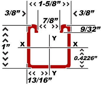 1" Strut Diagram